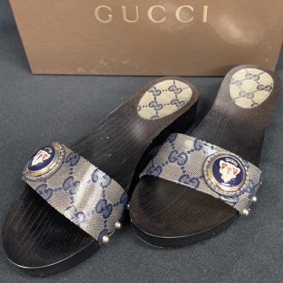 Gucci Shoes - SOLD - GUCCI CRYSTALL BLUE SHOES